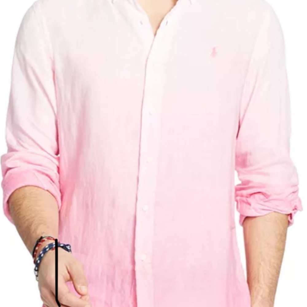 Polo Ralph Lauren Men's Ombre Linen Shirt